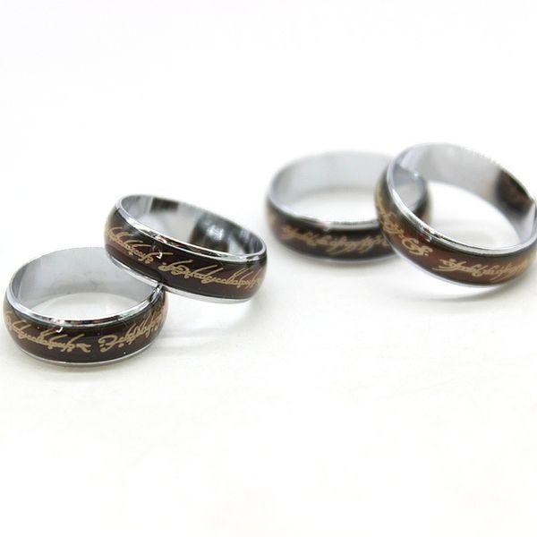 

6mm student mood ring novel special product feeling temperature change color rings, Silver