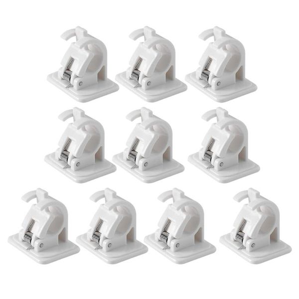 

shower curtains 10pcs household curtain rod holders punch-supports