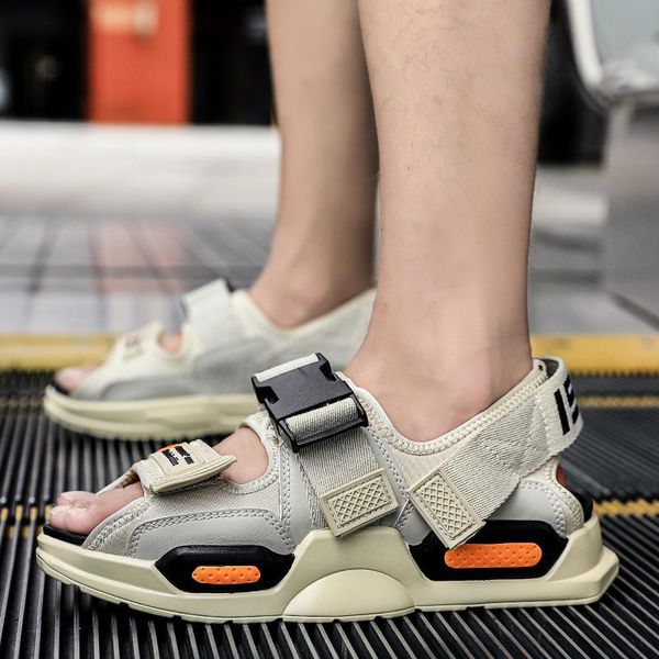 

outdoor sandals outdoor men's sandals 2021 casual fashion personalized, Black