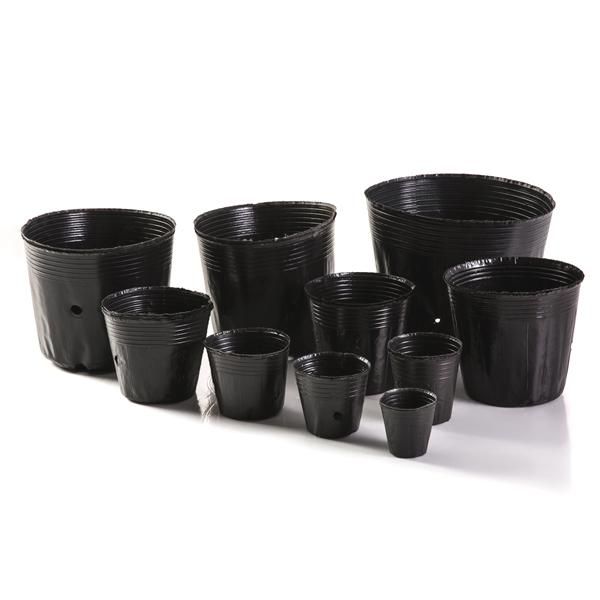 Plantadores Pots 100 Pcs Plástico Berçário Pot Plant Mudding Bolsa De Malinho Aumentar Saco Nutrição Jardim Suprimentos Dropship