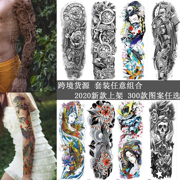 

tattoo sticker waterproof full arm tattoo sticker permanent