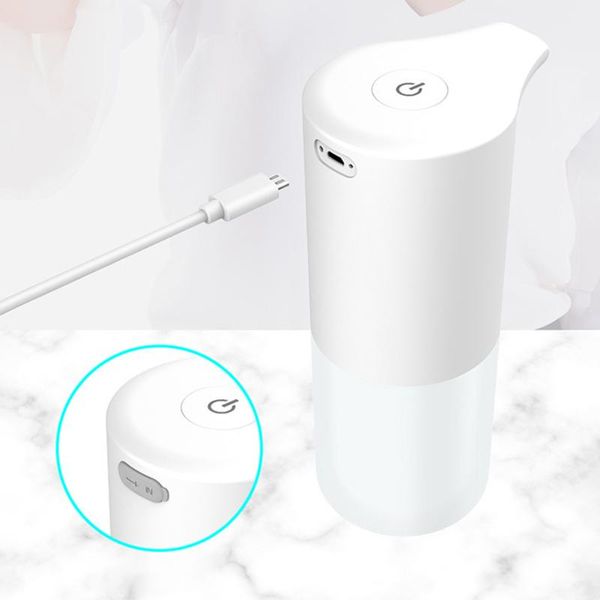 

bathroom automatic soap dispenser usb charging infrared induction sensor hand washer kitchen sanitizer touchless foam liquid