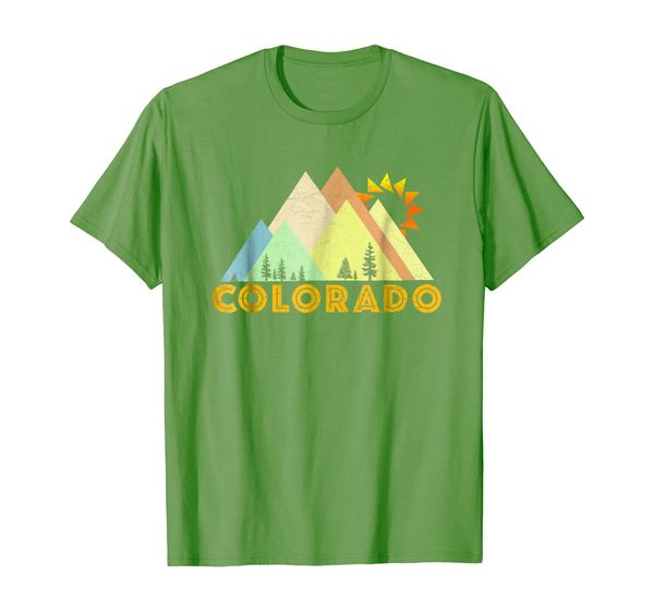 

retro vintage colorado t-shirt-distressed shirt, White;black