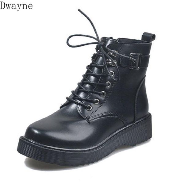 

boots black handsome female 2021 autumn wild short thin section single flat bottom motorcycle tide