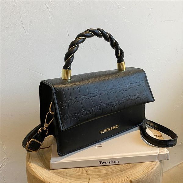 

evening bags women's pu texture portable small square bag solid color japanese korean fashion messenger designer luxury