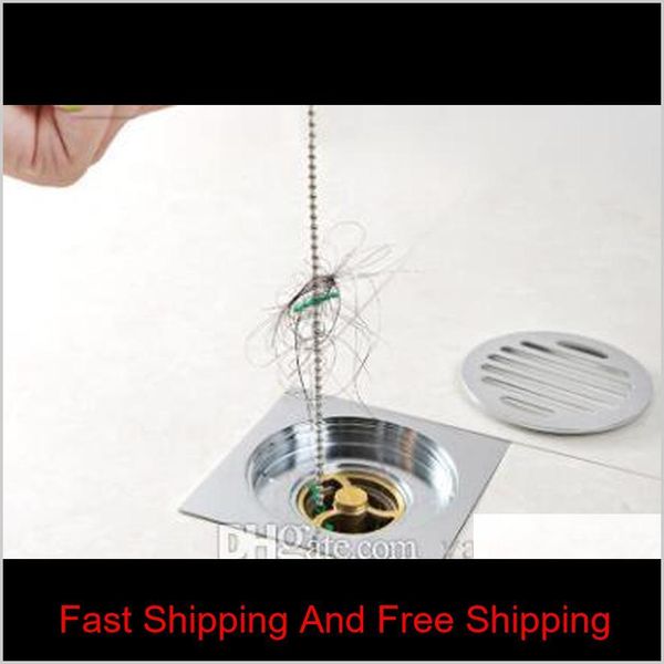 

drain wig flower kitchen sewer tub hair clean tool chain drain cleaner floor wig cleaning remov qylaaa dh_seller2010