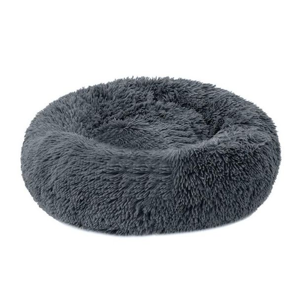 

cat beds & furniture soft pet dog bed plush warm round house panier chaud et moelleux pour chien lavable rond confortable #jsw