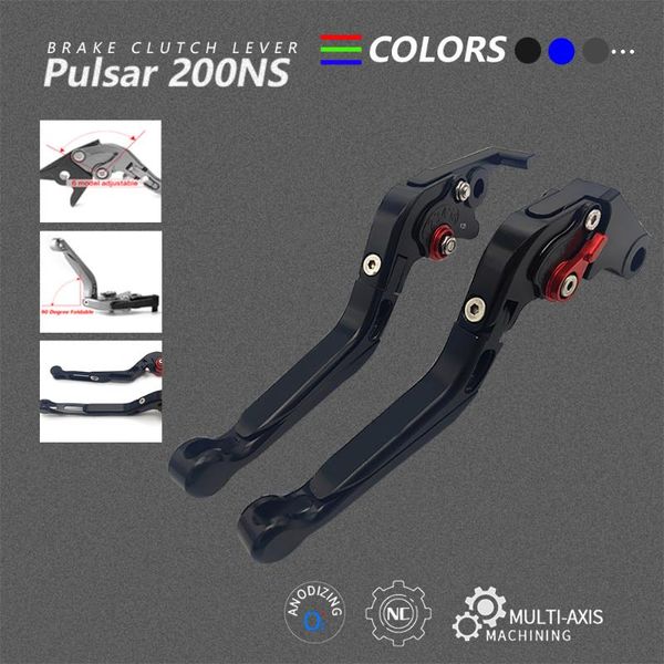 

motorcycle brakes pulsar 200ns brake clutch lever for bajaj 200as/come 2012-2021 cnc aluminum adjustable folding extendable accessories