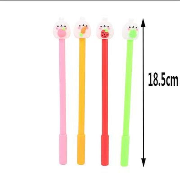 

1pcs rabbit 0.5mm cartoon nice pens news student gel pen letter paper kawaii school