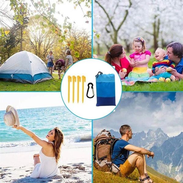 

outdoor pads camping mat portable folding blanket waterproof picnic beach lawn for house and outing activities parts