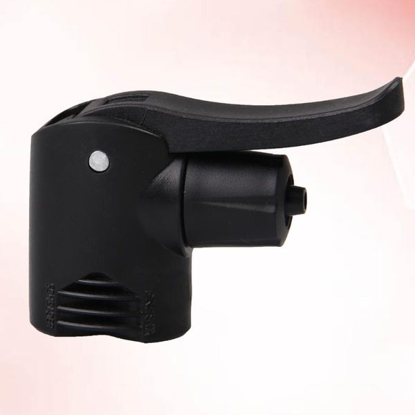 

bike pumps 2pc french and american inflator nozzle us dual-purpose air pump adaptor tire connector (black)