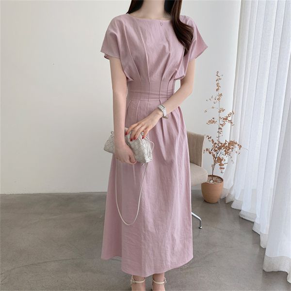 

casual dresses hzirip female a-line stylish retro-stylish base fashion thin vintage solid chic casual summer long dresses t54t, Black;gray