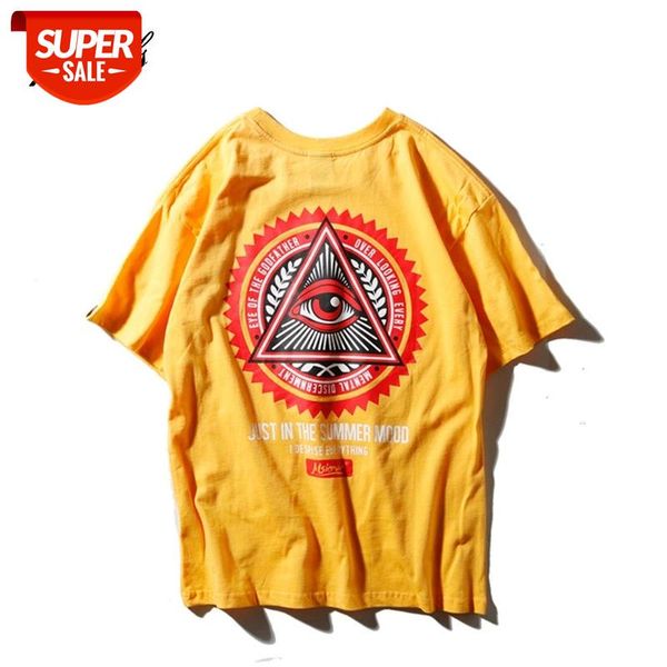 

2018 Hot Geometry Triangle Printed T-shirts Summer Hip Hop Casual Fashion Cotton Streetwear Skateboards Tops Tees(Asian Size) #A09q, White;black