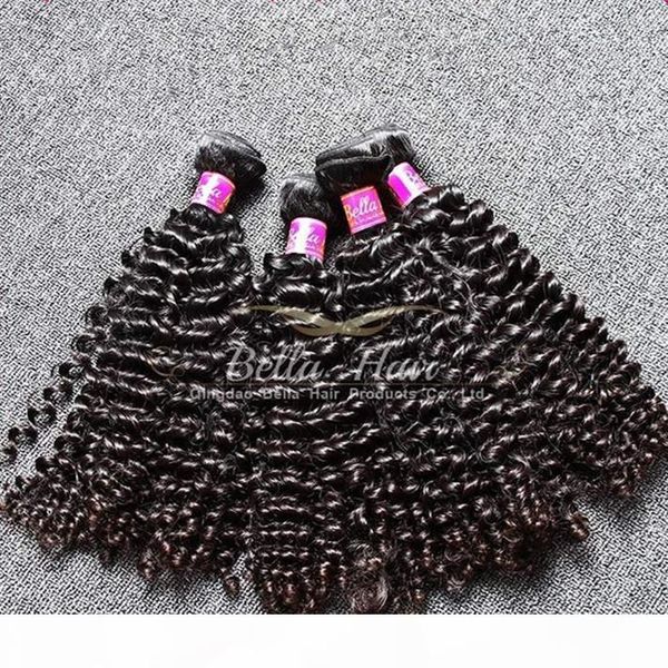 

malaysian hair grade 9a natural black curly hair weft 10-24inch 4pcs lot human hair weave ing