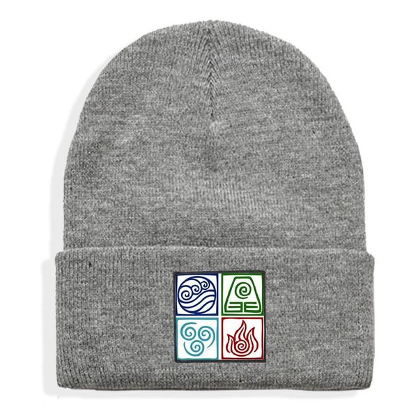 

beanies avatar print winter casual hat for men women fashion knitted hip-hop