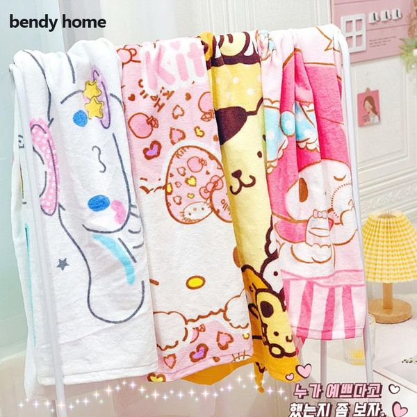 

towel kawaii japanese cartoon bath beach big ear dog blanket 100% all cotton soft comfortable absorbent
