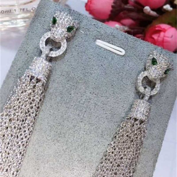 

low price noble diamond crystal 925 silver tassels lady's earings (39hjhj