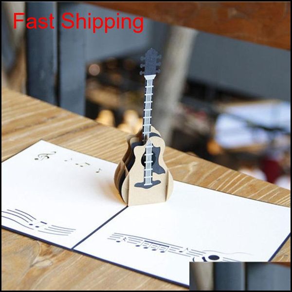 

shipping 3d guitar laser cut wedding invitations kirigami & origami 3d pop up card greeting cards ayopg w6qaj