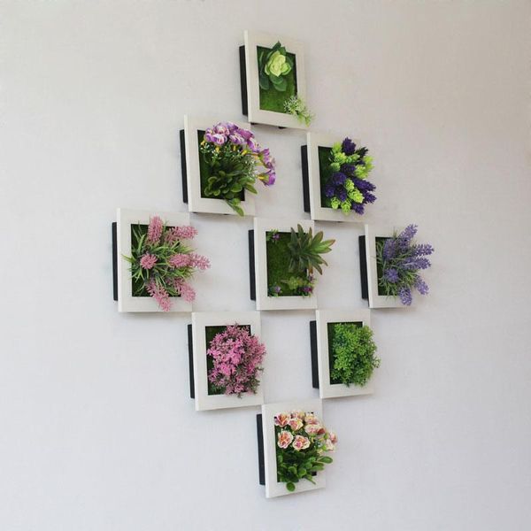 

plant wall po frame simulation succulent home decoration frames