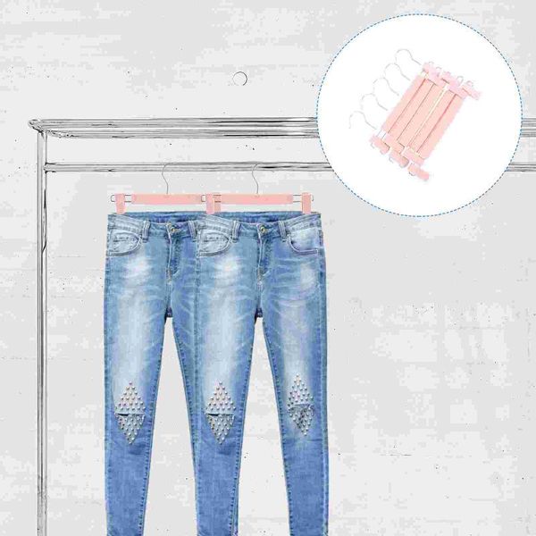 

hangers & racks 10pcs pants skirt drying with clips displaying rack