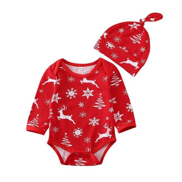 

xmas romper for born baby boy girls long sleeve christmas rompers red deer snowflake print jumpsuit clothes playsuit jumpsuits, Blue