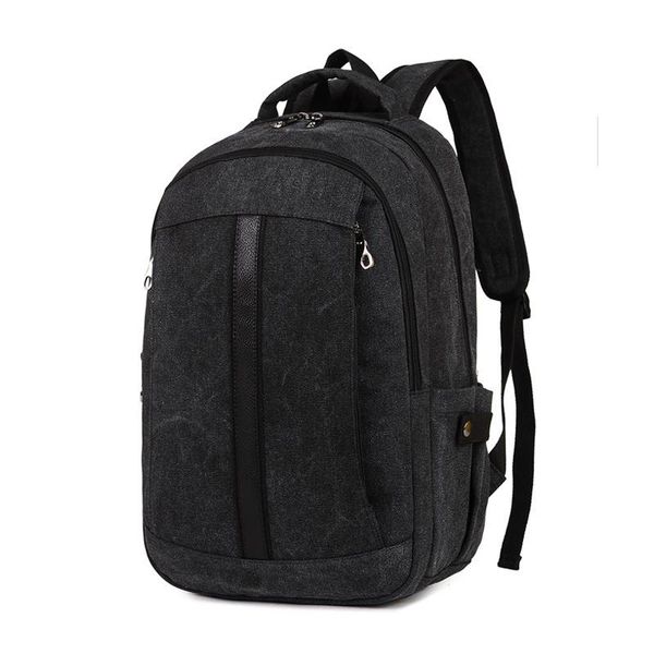 

backpack bacisco casual canvas men rucksack multifunction travel mochila college student school bags for teenagers back pack