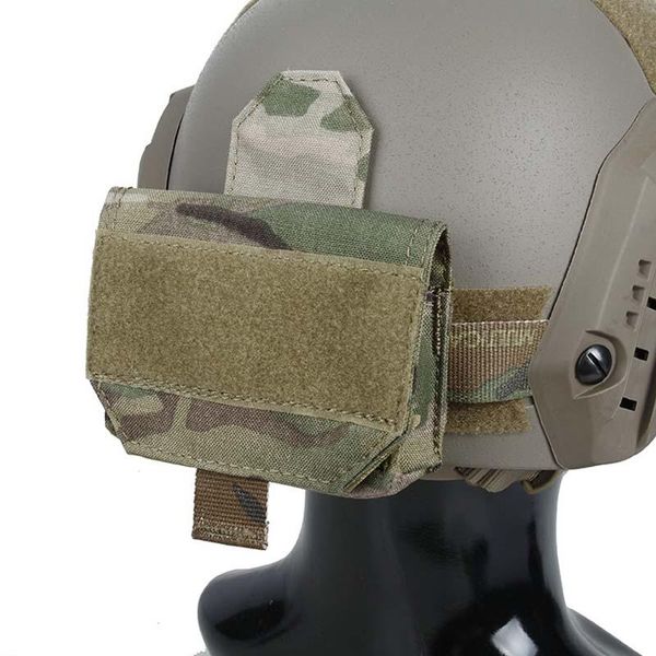 

cycling helmets tactical helmet battery pouch case mc paste attached storage bag