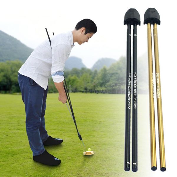 

golf putting training aid golf putter trainer attaches to most putter shaft swing corrector swing trainer