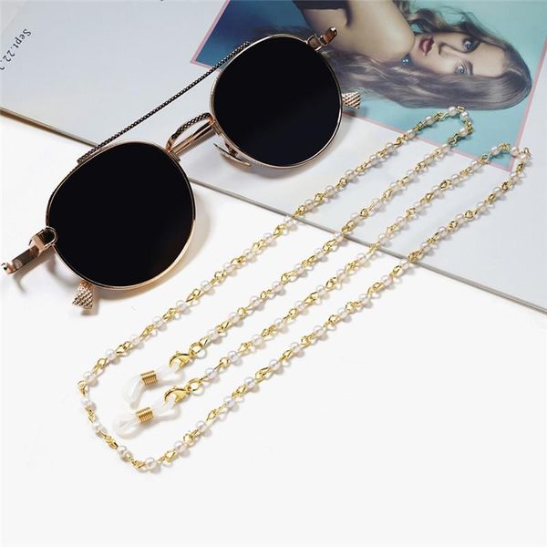 

sunglasses frames glass chain non slip glasses frame neck mask necklace bohemian jewelry for women, Silver