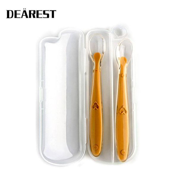 

pacifiers# dearest baby silica gel soft spoon fu shi shao children borns water puree eating supplement useful product