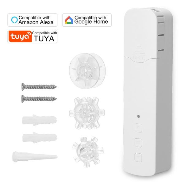 

smart home control tuya life wifi intelligent pull bead curtain motor electric motors app compatible with alexa google