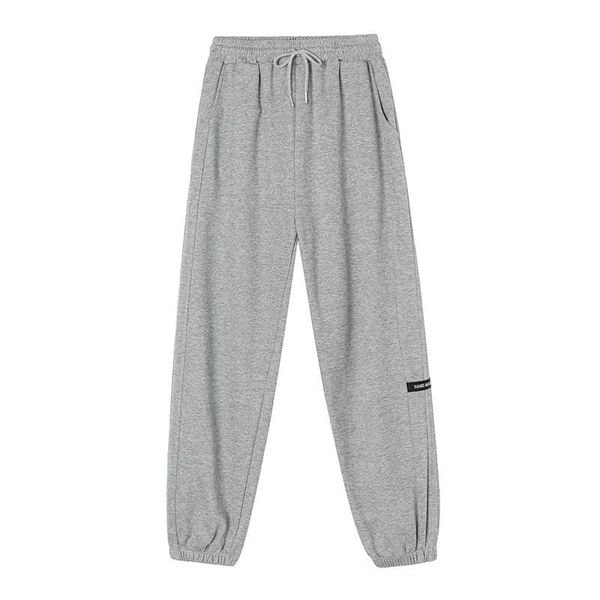

women's pants & capris s# gray sports female 2021 autumn, Black;white