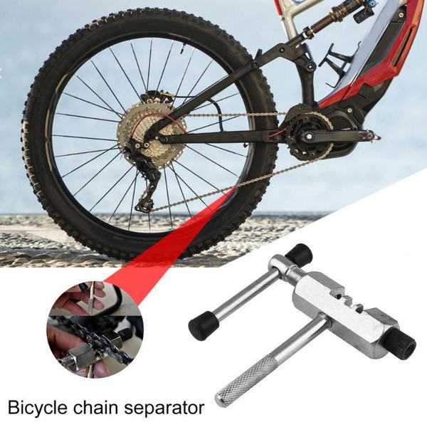 

tools silver color unique chain cutter rivet link pin remover compact convenient for bicycle
