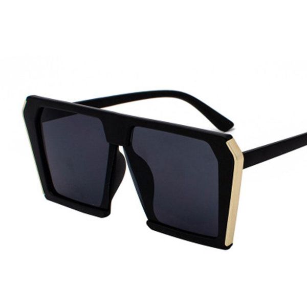

sunglasses mirror shades big half frame square oversized women men, White;black