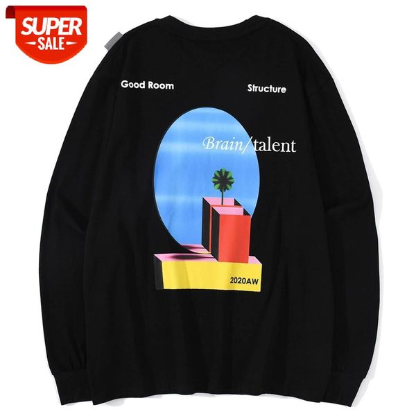 

hip hop streetwear hoodie sweatshirt mens brain talent print harajuku hoodie winter long sleeve pullover men cotton black 2020 #y48q