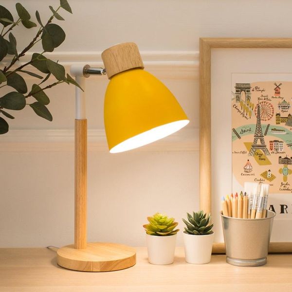 

table lamp bedroom ins bedside desk nordic simple modern creative warm home decoration lamparas de mesa para el dormitorio