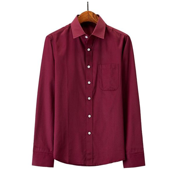 

men's casual shirts tuan. work shirt, contracted style solid color striped long-sleeve shirt, White;black