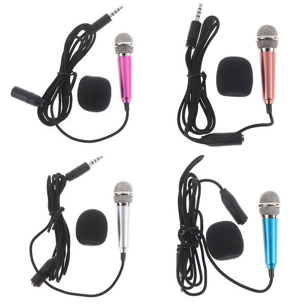 

handheld mic portable mini 3.5mm stereo mic audio microphone for the mobile phone accessories