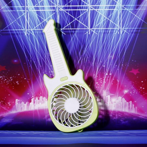 

electric fans portable guitar fan deskusb rechargeable mini cooling