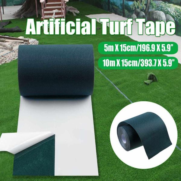 

decorative flowers & wreaths 10x15cm diy artificial grass jointing self adhesive tape synthetic turf lawn carpet seaming mat garden tools