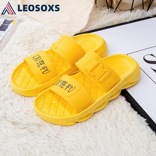 

leosoxs plus size ladies slides outdoor beach slippers lovely new women slippers summer female shoes solid casual sandals x262, Black