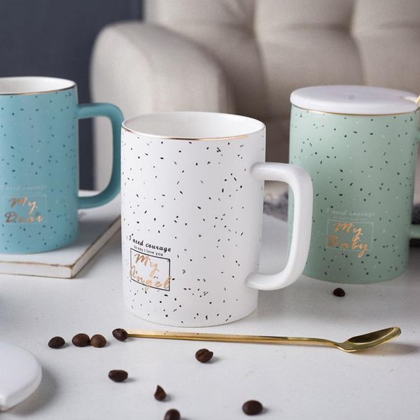 

mugs ceramic mug home nordic creative water cup breakfast oatmeal coffee office starry sky eco friendly couple exquisite gift