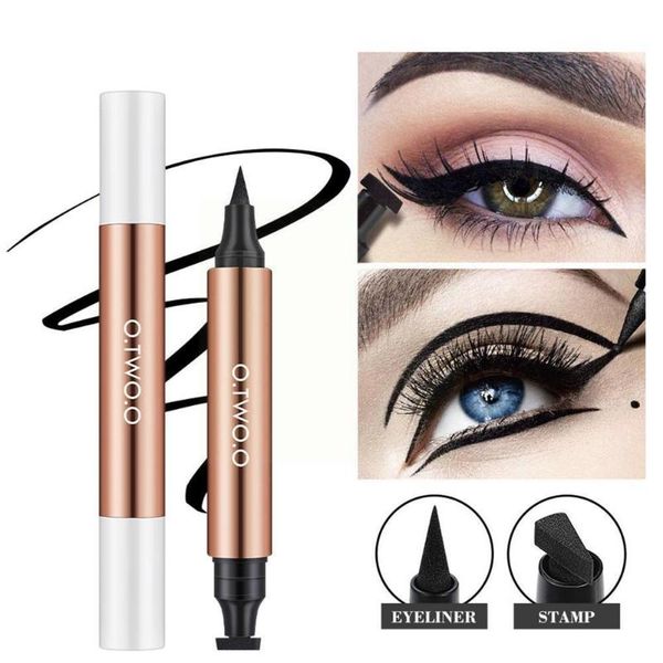 

eyeliner seal double-headed charm cat decolor smudge easy not to cosmetics eyes x4x1