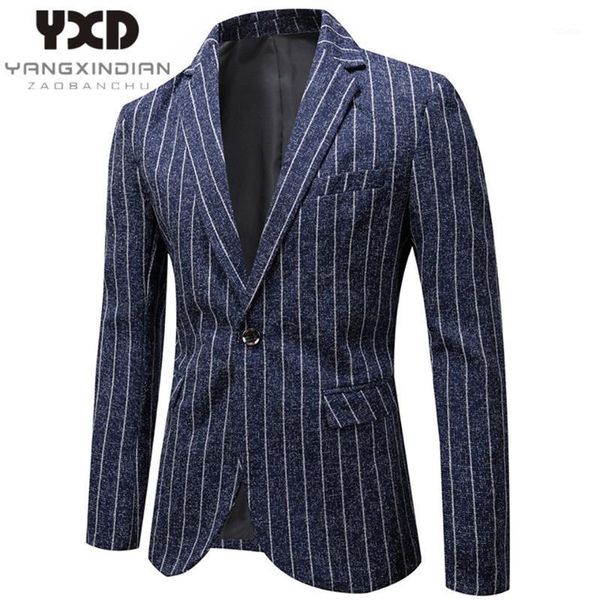 

brand men blazers winter man stripe suit vetement homme england style blazer masculino 3xl mens jackets men's suits &, White;black