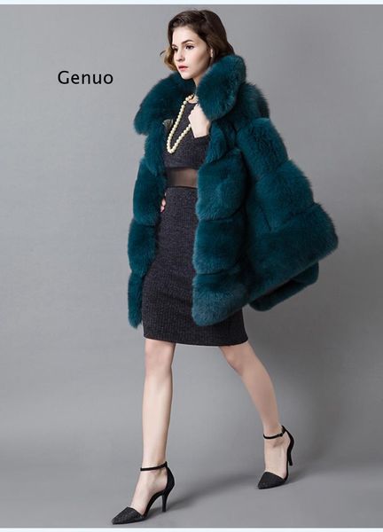 

women's fur & faux fahion luxury women's genuine real raccoon trimming knitted pullovers stole cape poncho wraps sweatercoat, Black