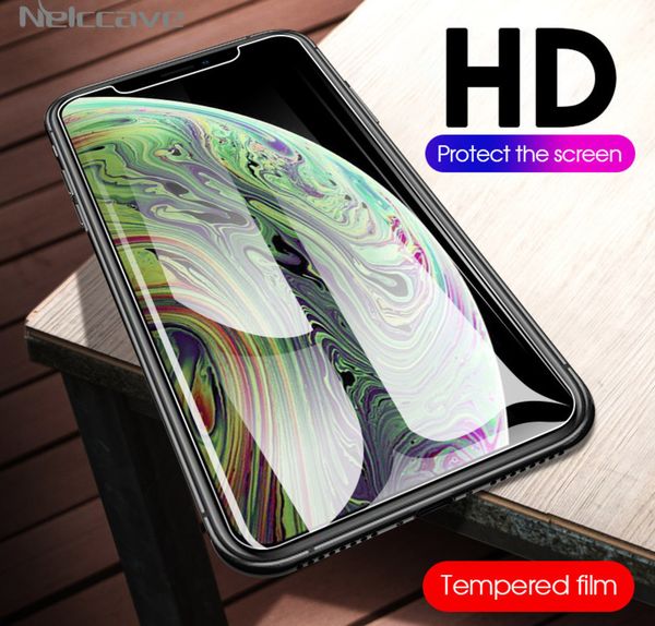 

100pcs/lot tempered glass screen protector for iphone 12 11 pro xs max xr 8x87 6 6s screen protector se 5 5s incomplete coverage
