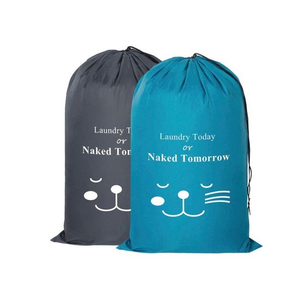 

laundry bags bag bundle mouth portable el travel polyester material