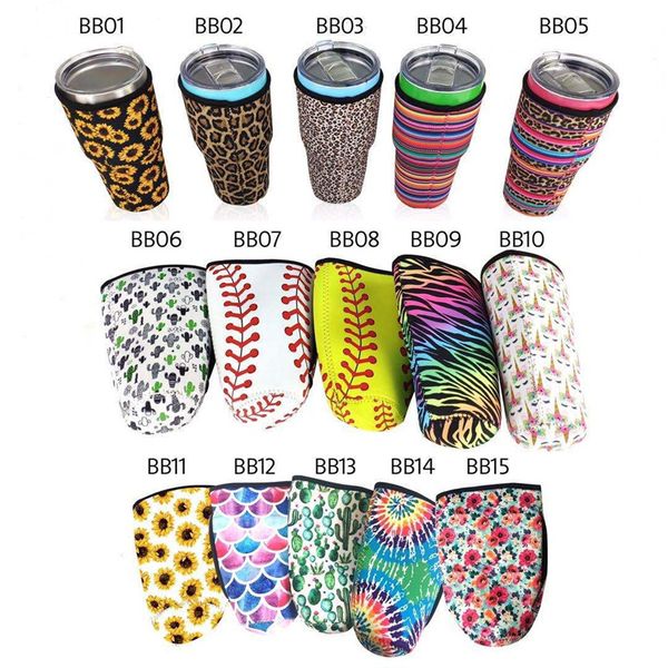 

selling baseball reusable coffee cup sleeve cactus water bottle cover neoprene insulated pouch sleeve 30oz tumbler cups case t9i001149