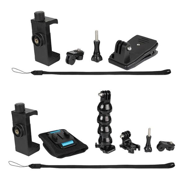 

muti-functional adjustable backpack shoulder strap mount phone clamp for mobile phones max 7" for travel on foot