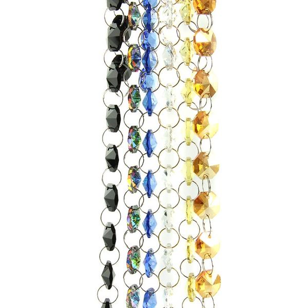 

1m 14mm garland diamond crystal octagonal bead curtain bead pendant home decoration